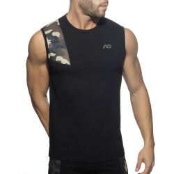 - "AD Cotton Tank Top - Black" 