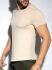  "Flame V-Neck T-Shirt - Beige" 