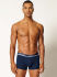 - "Cotton Trunks 3 Pack Grey / Blue / Black" ( 3 .) 