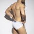 - "Oval Mesh Panel Briefs - White" 