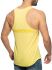 - "U-Neck Cotton Tank Top - Yellow" 