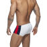 - "Stripes Basic Swim Sunga - White" 