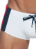 - "Stripes Basic Swim Sunga - White" 
