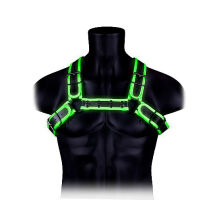 - "Ouch! - Glow In The Dark Bonded Leather Buckle Bulldog Harness" 