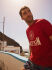  "90503 - T-Shirt with Captain Print Rojo" (. !) 