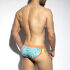 - "Uganda Double Side Swim Briefs - Turquoise" 