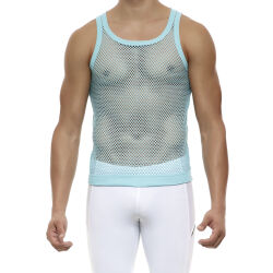 - "C-Through Tanktop - Light Blue" 