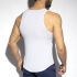 - "Flame Tank Top - White" 