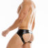 - "Leather Bottomless Black" 