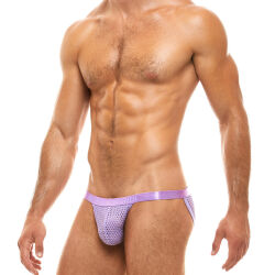 - "Net Trap Tanga Briefs - Lavender" 