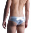 - "M861 - Beach Cheeky Briefs Silver" 