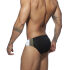 - "Stripes Basic Swim Briefs - Black" 
