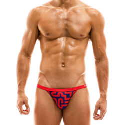 - "Labyrinth Tanga Briefs - Red" 