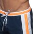 - "Stripes Basic Swim Short - Navy" 