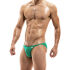 - "Bodybuilding Low Cut Briefs - Green" 