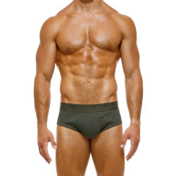 - "Organic - Classic Briefs Khaki" 