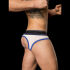 - "Backless Briefs Bond Street - White/Navy/Black" (SALE!) 