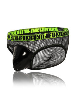 - "FUKR Arch Net Briefs - Black" (SALE!) 