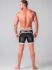   "Youngero Generation Y - Men's Fetish Shorts Zipped Rear - Neon White" 
