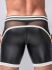   "Youngero Generation Y - Men's Fetish Shorts Zipped Rear - Neon White" 
