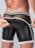   "Youngero Generation Y - Men's Fetish Shorts Zipped Rear - Neon White" 