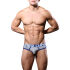 - "Almost Naked Retro Frame Jock - Heather Grey" 