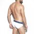 - "Basic Stripes Briefs - White" 