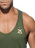 - "Military Tank Top - Khaki" 