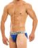 - "Festive Spring Tanga Briefs - Blue" 