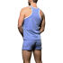 - "Phys. Ed. Varsity Tank - Athletic Blue" 