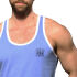 - "Phys. Ed. Varsity Tank - Athletic Blue" 