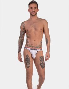 - "Cosme Jock - White/Black" 