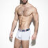 - "Flowery Waistband Boxer - White" 