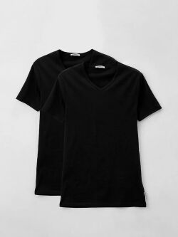 "Essential - T-shirt V-Neck Black" ( 2 .) (. !) 