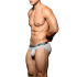 - "Happy Modal Briefs - Heather Grey" 