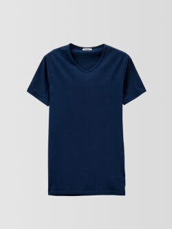  "Essential - T-shirt V-Neck Navy" (. !) 