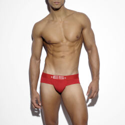 - "Basic Modal Push-Up Briefs - Red" 