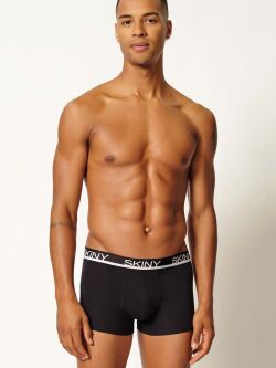 - "Cotton Trunks 3 Pack Black" ( 3 .) 