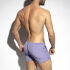 - "Thin Stripes Swim Shorts - Violet" 