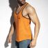 - "Athletic Cotton Tank Top - Orange" 