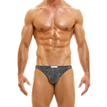 - "King Cheetah Low Cut Briefs - Gun Metal" 