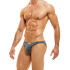 - "King Cheetah Low Cut Briefs - Gun Metal" 