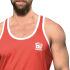 - "Phys. Ed. Varsity Tank - Red" 