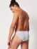- "Cotton Rib Slim Waist Tanga Briefs 2 Pack Silver Melange" ( 2 .) 