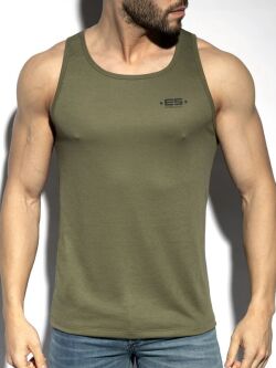 - "Basic Tank Top - Khaki" 