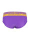 - "Bloc Briefs 077 - Purple/Mustard" 