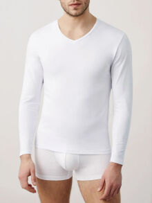 - "20101 - V-Neck Long Sleeve Undershirt Blanco" (. !) 