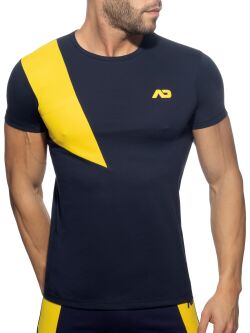  "AD Cotton T-Shirt - Navy" 