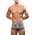 - "Almost Naked Fly Stripe Boxer - Black/White Stripes" 