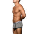 - "Almost Naked Fly Stripe Boxer - Black/White Stripes" 